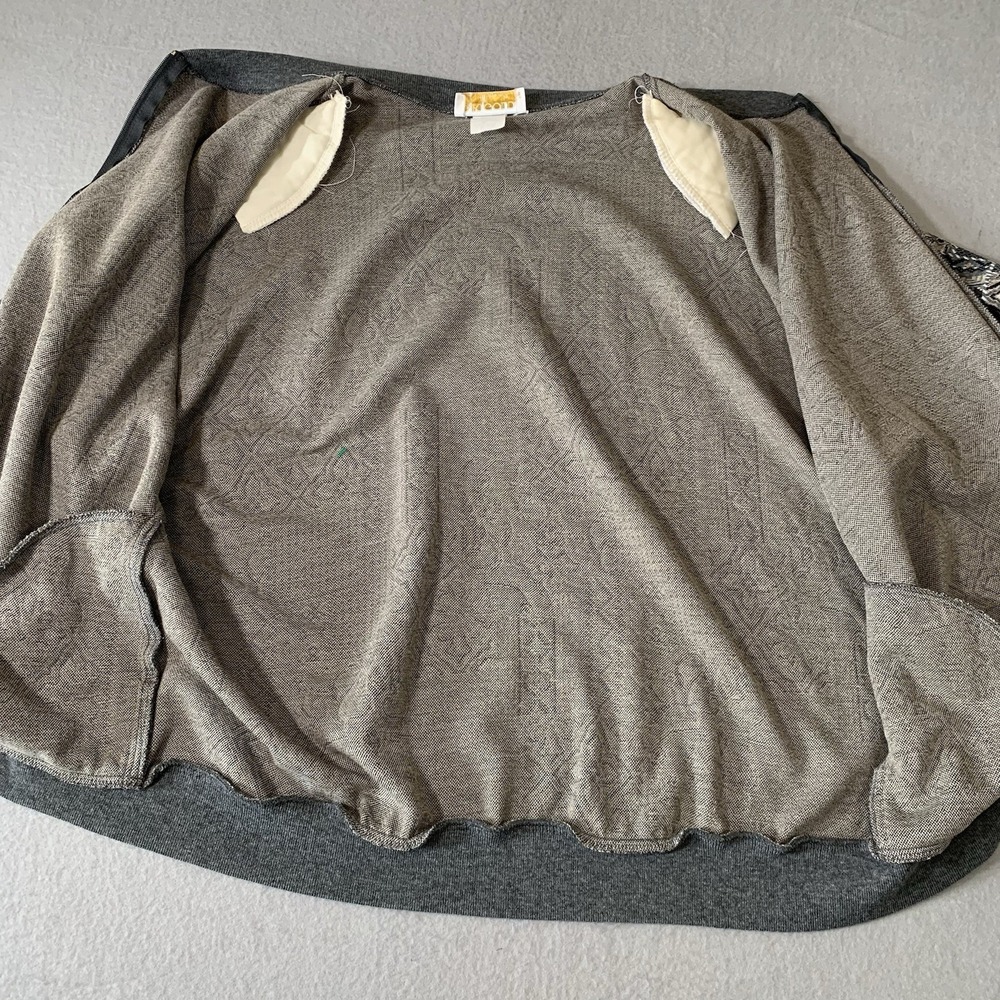 D. K. GOLD/ DONNKENNY JERSEY ZIP-UP JACKET SIZE: M - Picture 7 of 8